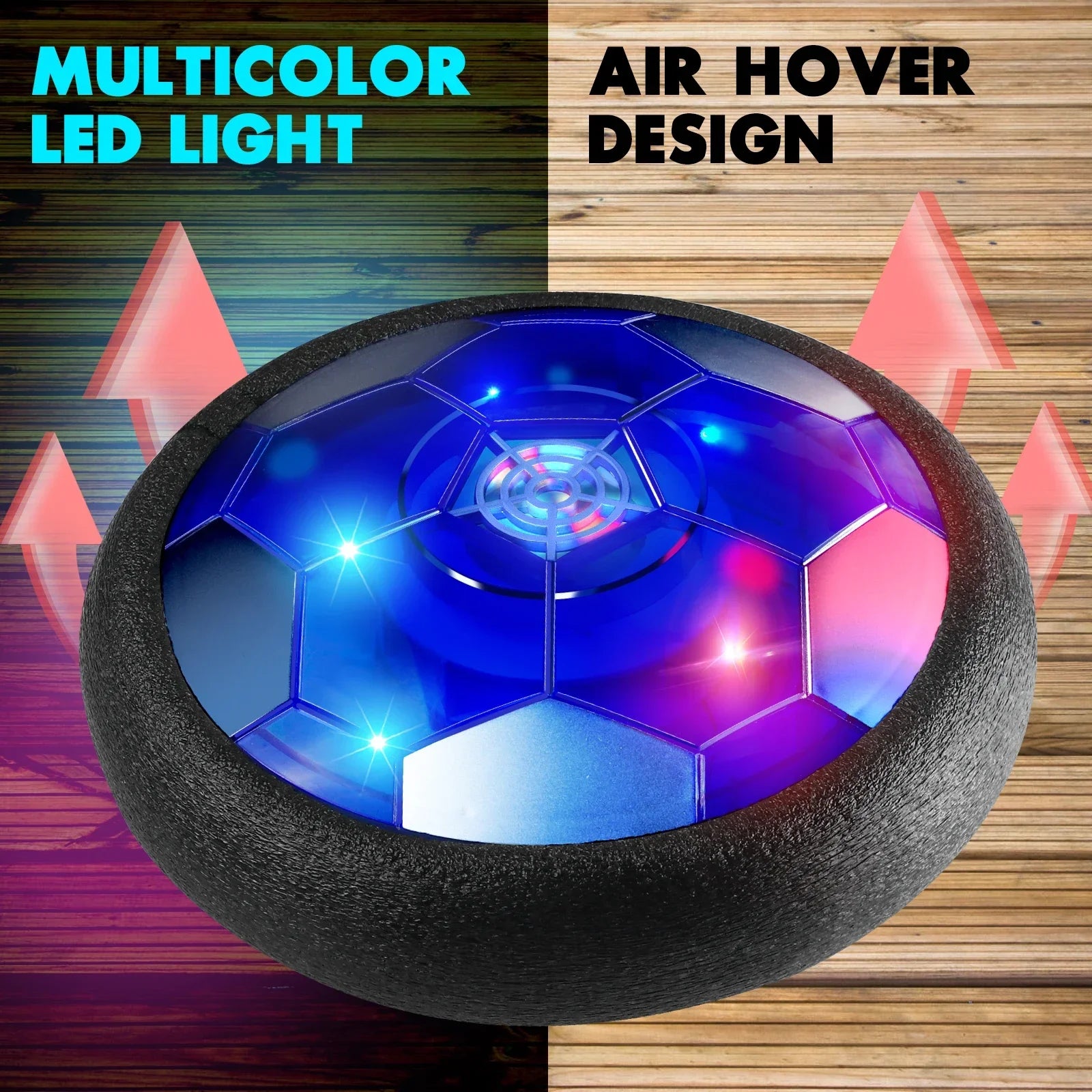HoverKick™ LED Hover Soccer Ball By Submallo